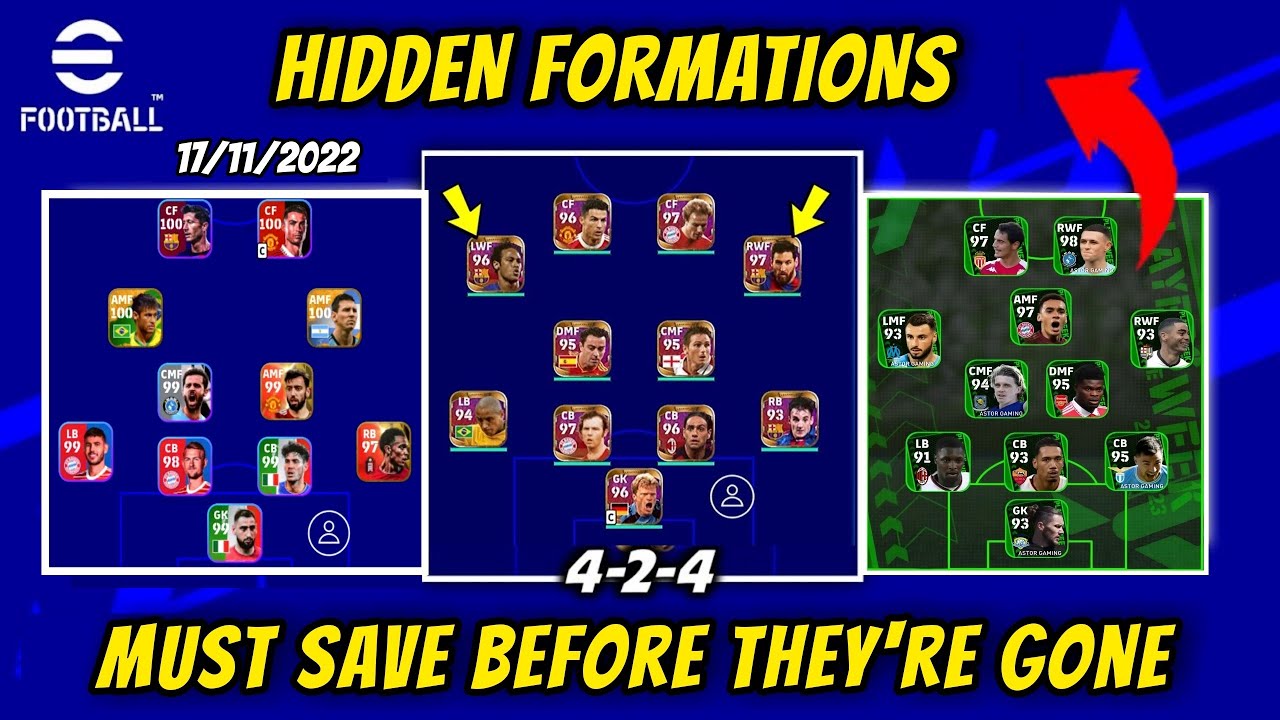 Formation Update With Playstyle Guide Updated Best Formations in